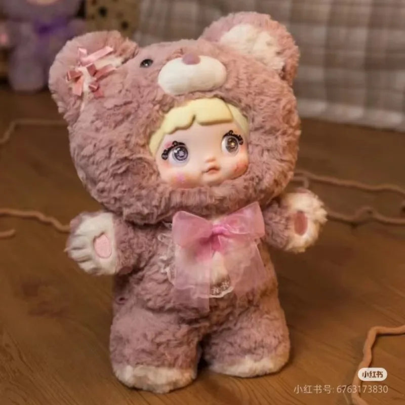 New Genuine 400% Nommi Blind Box Nommi Goodnight Bear Series Vinyl Nommi Doll  Room Decoration Collection Doll Mystery Box Gift