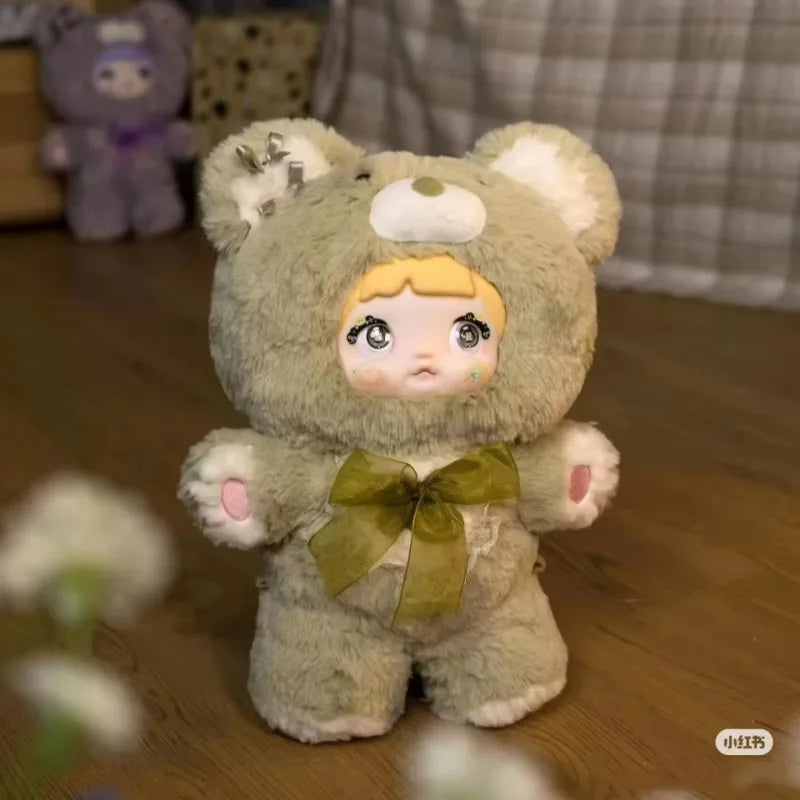 New Genuine 400% Nommi Blind Box Nommi Goodnight Bear Series Vinyl Nommi Doll  Room Decoration Collection Doll Mystery Box Gift